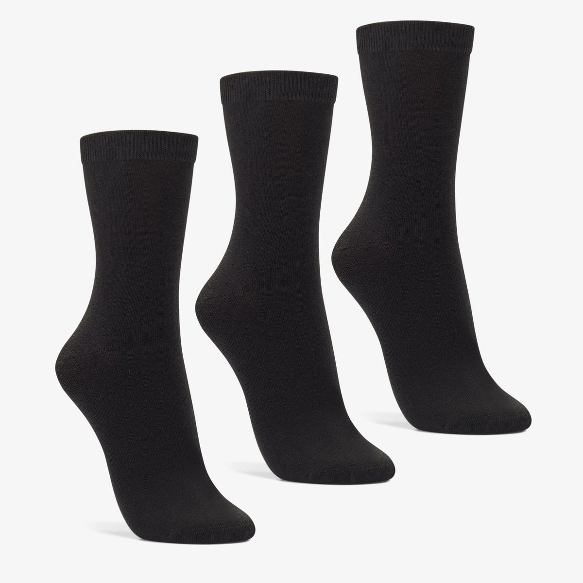 Clarks Premium / 3 Pack Socks Size 2-8 Black Black