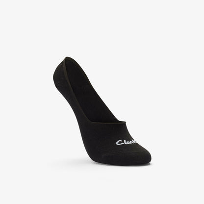 Clarks Everyday / Sock Liners 3 Pack Size 2-8 Black Black