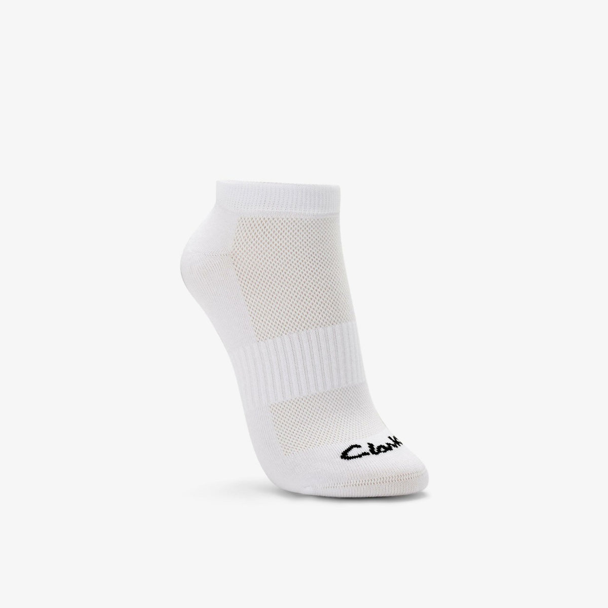 Clarks Smart Buy / Sports Ankle Socks 3 Pack Size 2-8 White