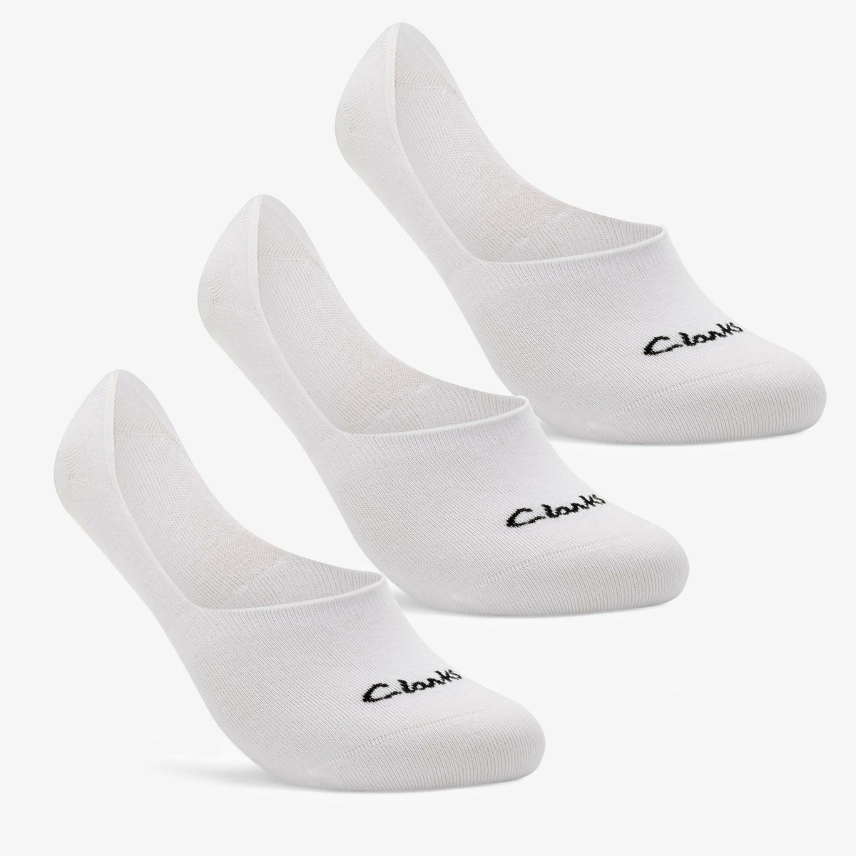 Clarks Sale / Sock Liners 3 Pack Size 6-11 White